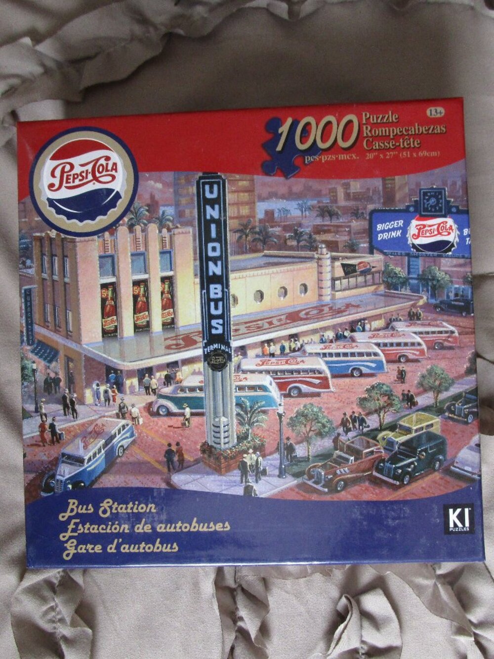jigsaw puzzle used one time